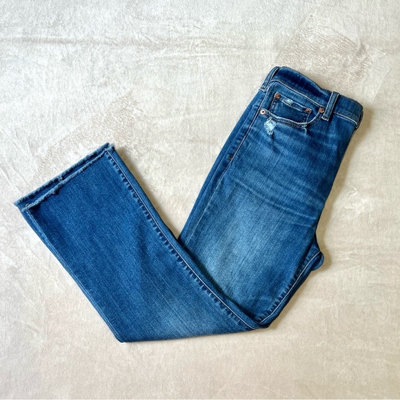 Daze Denim Dark Wash High Rise Cropped Jeans. Women’s Size 29 - Picture 1 of 14